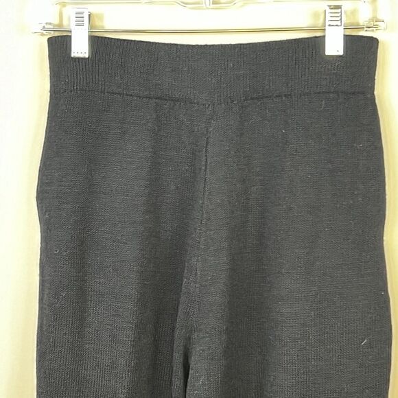 St. John Sportswear Vintage Black Santana Knit Stirrup Pants Sz 4 - Picture 11 of 12